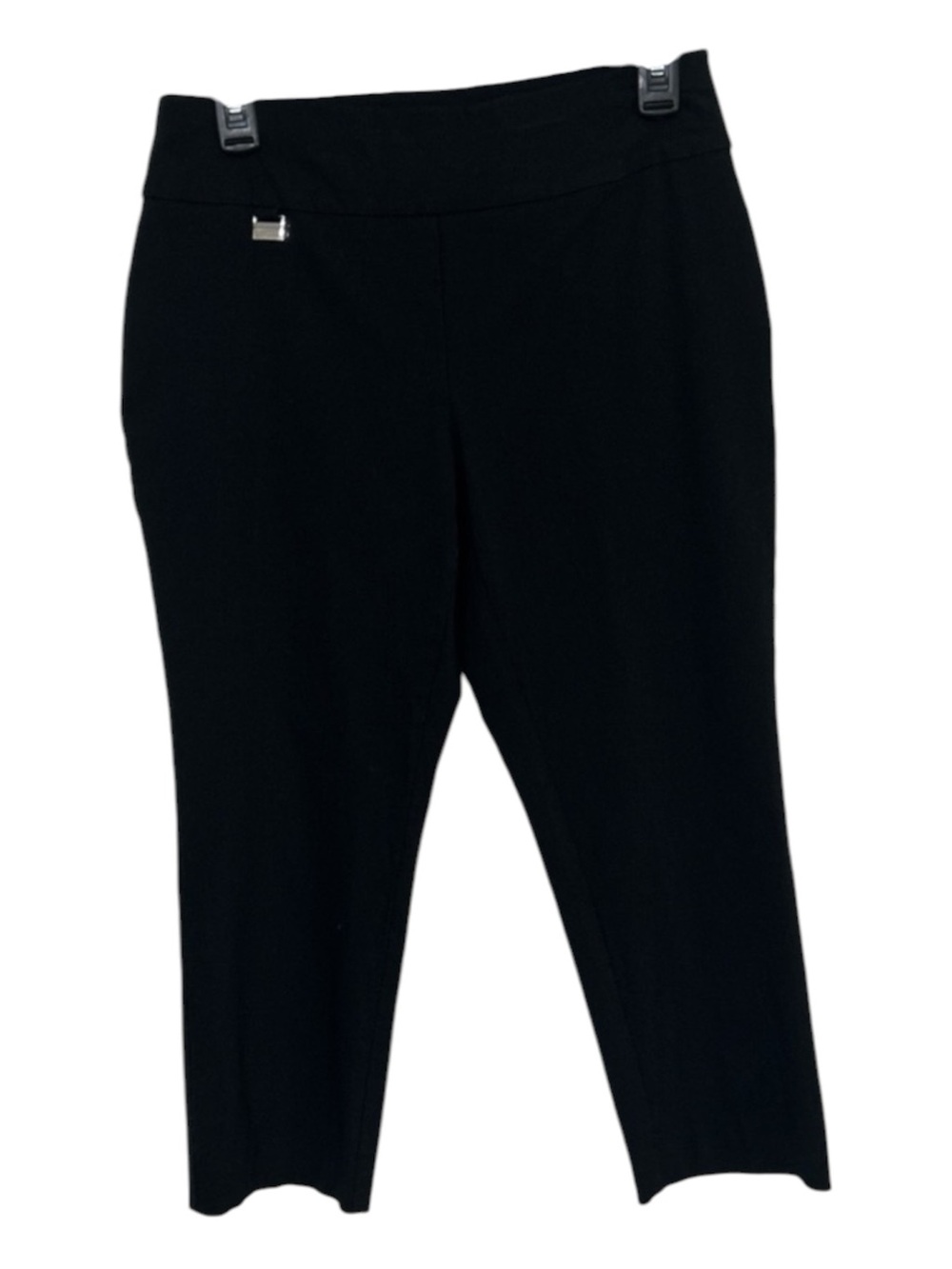 Alfani Pull On Tummy Control Cropped Pants Size 8P Black